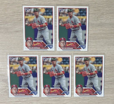 2023 Topps Chrome Nolan Gorman Base Rookie RC 5 Card Lot #US212