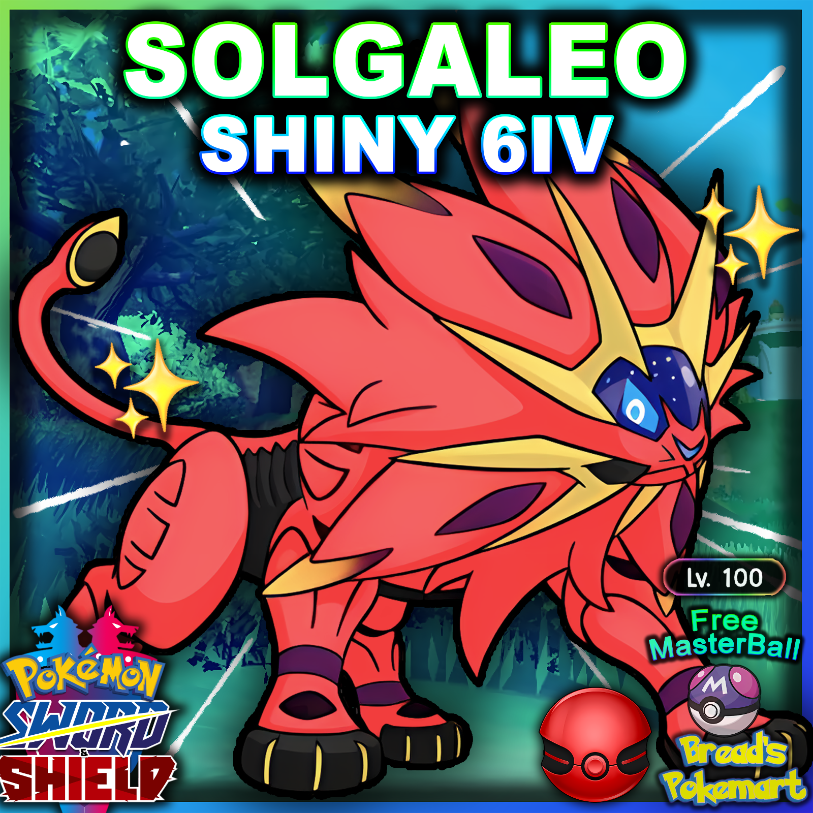 SOLGALEO + LUNALA ✨Ultra Shiny 6IV Events✨ Pokemon SWORD and SHIELD  Legendaries – ASA College: Florida