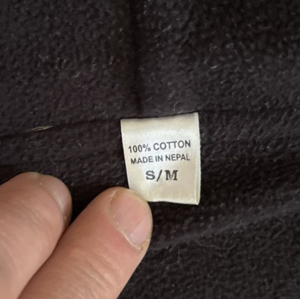 Women’s Green Fleece Lined Jacket Made In Nepal - Image 3 of 4