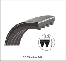 Keilrippenriemen PJ 307 mm, Poly-V, Rippenanzahl 03 - 20 w&auml;hlbar