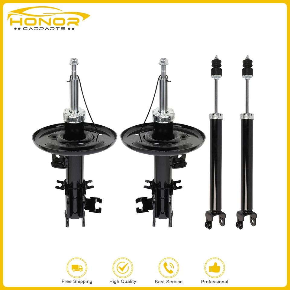 Front Rear Shocks Bare Struts Assemblies Left Right Fits 2007-2013 Nissan Altima - Image 2 of 4