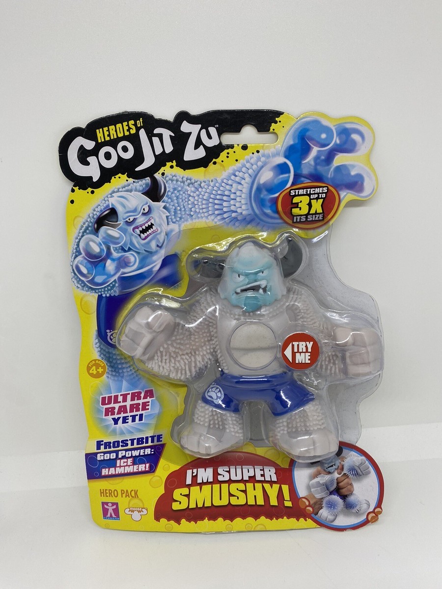 Goo Jit Zu 36536 - Action figure elasticizzata, Frostbite Yeti, super