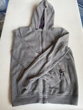 Ted Baker Hoodie Sweater Full ZIp Women's Size 4 Gray Some Pilling