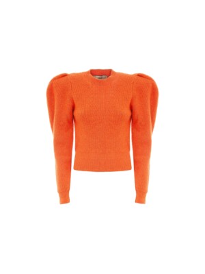 Akep Pullover aus Wollmischung, weiche Passform, Farbe Orange, Modell M...