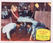 MY SISTER EILEEN Original Lobby Card 3 Janet Leigh Jack Lemmon Betty Garrett '55