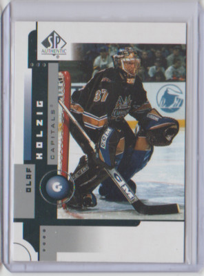 2001-02 SP Authentic #89 Olaf Kolzig Washington Capitals
