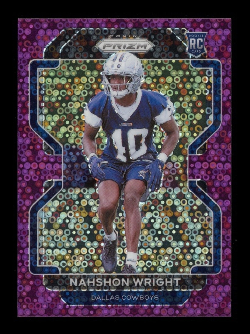 Nahshon Wright Panini Prizm #438 No Huddle Purple