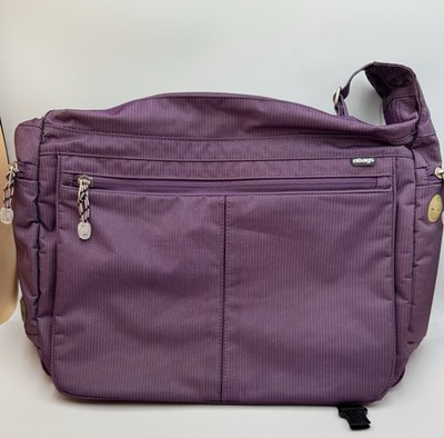 eBags EB2108A Messenger Shoulder Purple Violet Multiple Pockets Clean