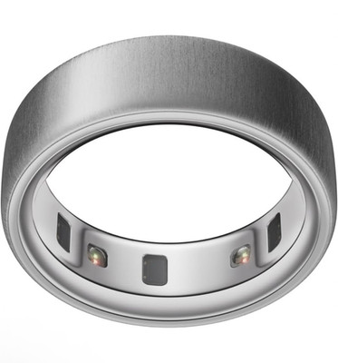 Oura Ring - size 8 - Brushed Silver- Brand New in Box -