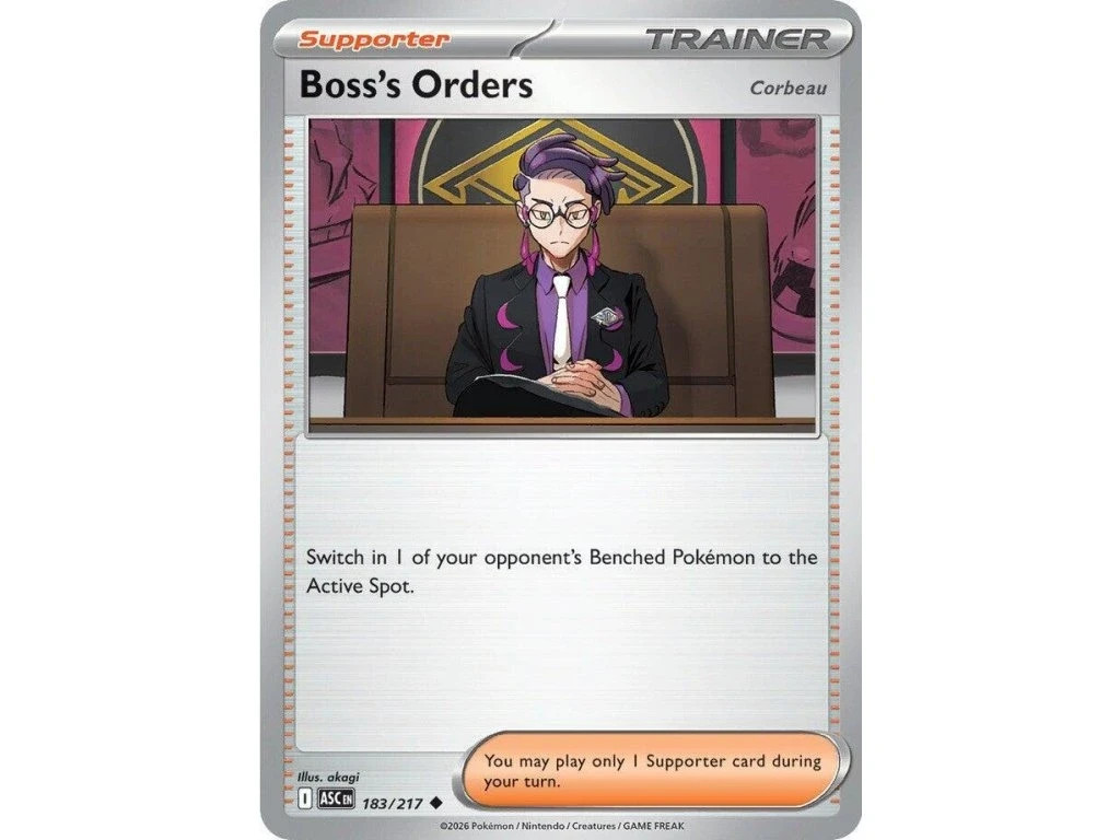Boss's Orders [Corbeau] 183/217 Me: Ascended Heroes Regular