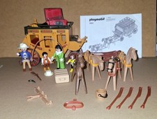 Playmobil Western Express Postkutsche Vintage aus Set 3803 /1994 Geldtransport