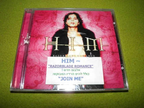 HIM - Razorblade Romance - RARE 2000 Still SEALED MINT - Israel Hebrew Sticker !