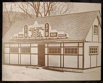 Vintage PEPSI-COLA Double Dot Script Sign on STAN'S TAVERN ~ 11×14 PHOTOGRAPH