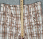 Veronica Beard Dova Cotton Blend Wide Leg Cropped Plaid Pants Women's Size 10 — photo 10