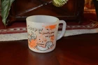 Vintage Casper the Friendly Ghost Milk Glass Mug – Harvey Comics – 1960s/1970s