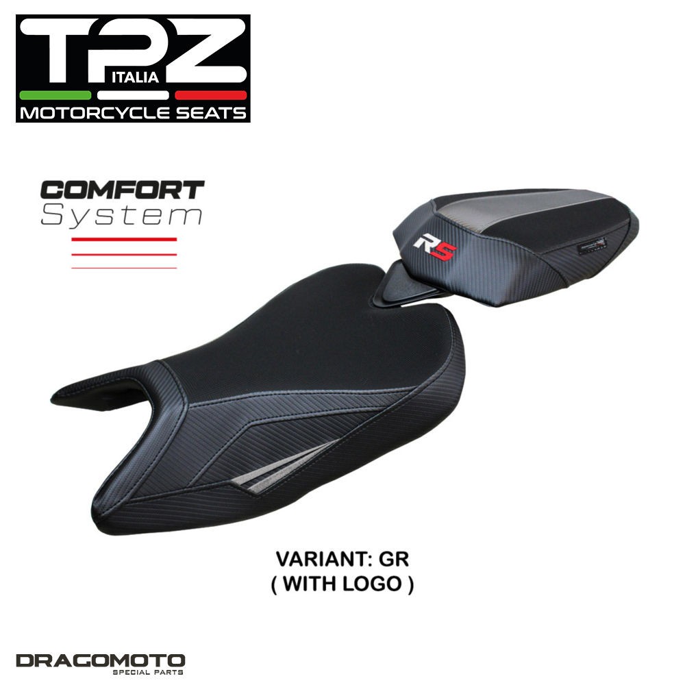 APRILIA RS 457 2023-2025 Sattelbezüge APRS457BC-GR-1 TPZ grau COMFORT SYSTEM ...