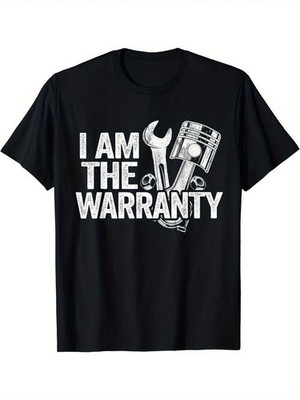Machanic Funny I Am The Warranty Unisex Black Shirt S-3XL Q5545