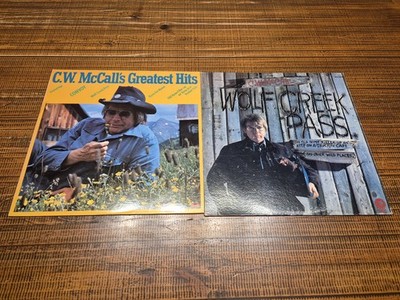 2 LPs Vinyl Sammlung C.W. McCall Wolf Creek Pass McCall´s Greatest Hits