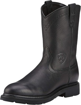 Men's Ariat Work Boots - Full-Grain Leather, ATS Stability, Oil-Resistant Sole