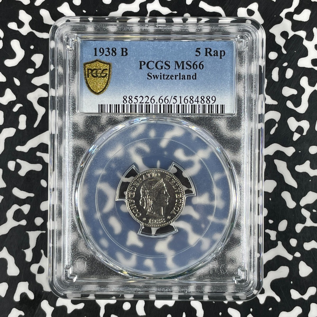 1938-B Switzerland 5 Rappen PCGS MS66 Lot#G2012 Gem BU! | eBay