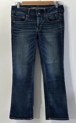 Women s American Eagle Super Stretch Artist Crop Jeans Sz 4
