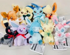 Pokemon Center Original Eevee Collection Complete Set of 9 Plush Toy New 2025
