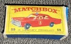 matchbox lesney #59 Fire Chief Car- Box Box Only