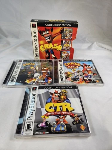 Crash Bandicoot: Collectors' Edition (Sony PlayStation 1, 2002) PS1 Complete CIB