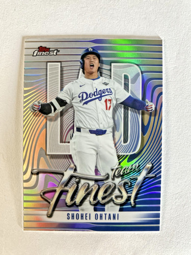 2026 Topps Finest Team Finest Refractor Shohei Ohtani #TF-15 Dodgers 
