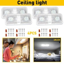 4 Pack 12V Ceiling Led RV Dome Light RV Interior Lighting for Trailer Camper