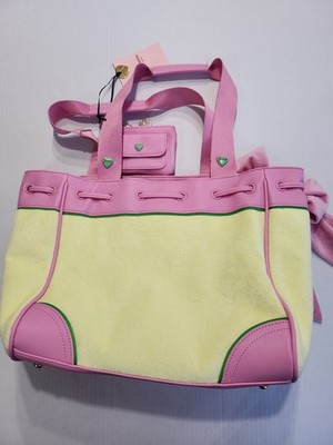 Juicy Couture Strawberry Daydreamer Tote Bag - Yellow Retro New | eBay
