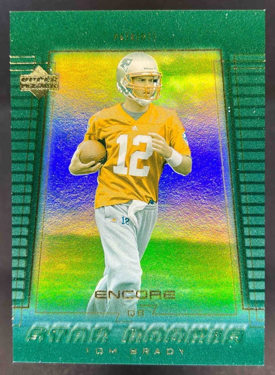2000 Upper Deck Encore Tom Brady Rookie RC #254 Patriots