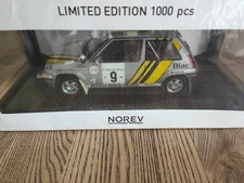 Renault 5 R5 Rallye Cote d'Ivoire 1989 Norev 1/18 185198