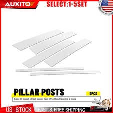 Stainless Steel Chrome Door Pillar Covers For Chevy Traverse 2018-2023 6-30X