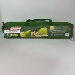 Coleman Beach Shade Tent UPF 50 Portable Sun Shelter Canopy 90x57 Green
