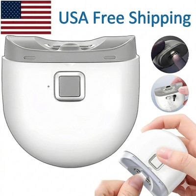 Safety Electric Nail Clipper Automatic Thick Nails Trimmer Professional Tool US