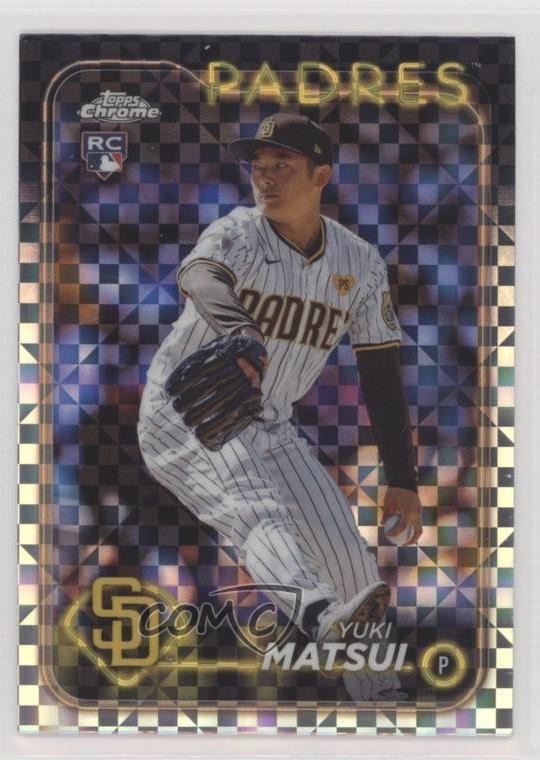 2024 Topps Chrome X-Fractor Yuki Matsui #116 19yg