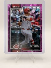 2026 Topps Series 1 TJ Friedl #338 PINK Diamante Foil Cincinnati Reds