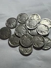 Lot Of 15 Buffalo Nickels No Dates- All In Picture- Buffalo Nickels- Cull-
