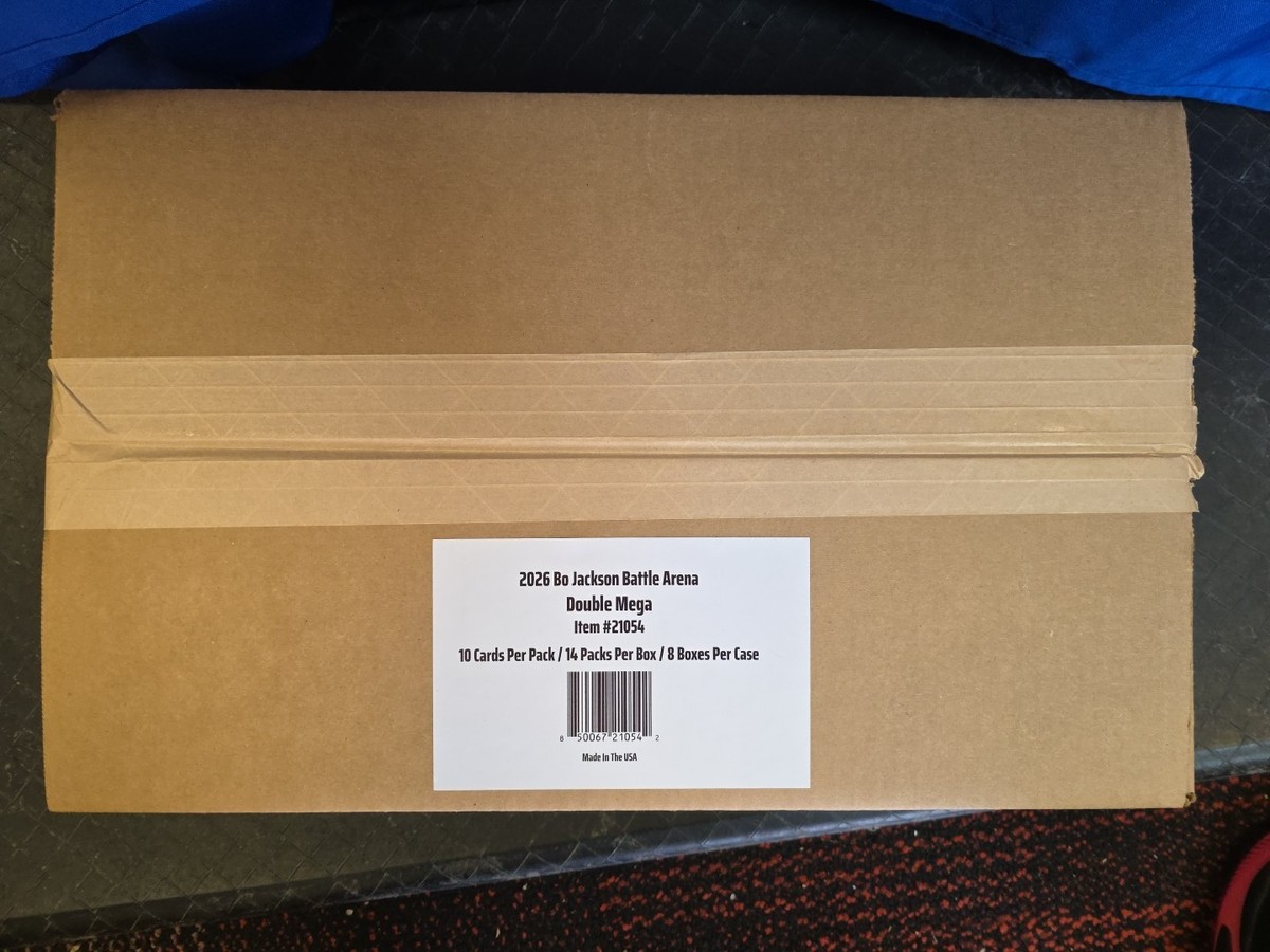 2026 Bo Jackson Battle Arena Double Mega Factory Sealed 8 Box Case Griffey