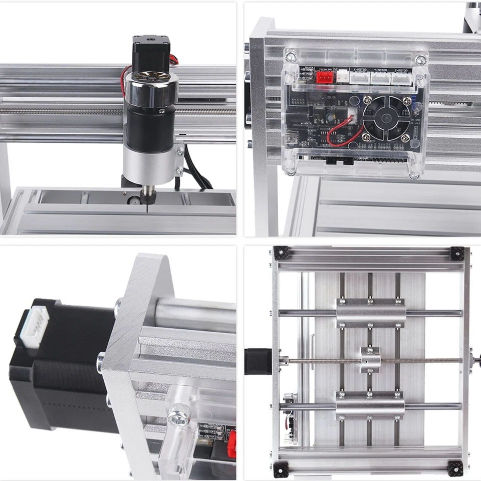CNC-Graviermaschine, kleine 3-Achs-Schneidemaschine, CNC-Fräs - Bild 4 von 4