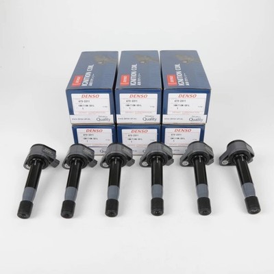 6Pcs Ignition Coils 673-2311 For Honda Accord Odyssey 08-17 30520-R70-A01 Denso
