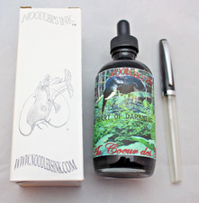 NOODLERS INK 4.5 OZ BOTTLE HEART OF DARKNESS WITH FREE FOUNTAIN PEN