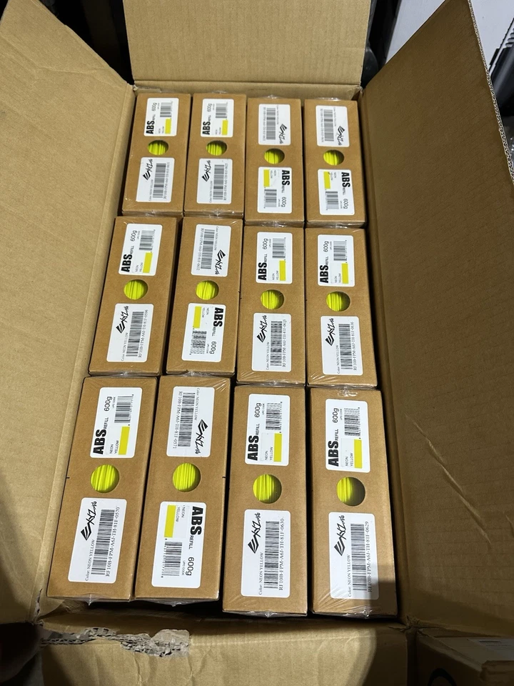 Amarillo - Filamento de recarga ABS XYZprinting - 600 g Foto 2 de 2