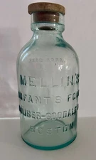 Vintage Mellin's Infant's Food Jar - Doliber-Goodale Co - Boston