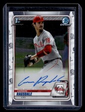 2020 Bowman Draft #CDA-CRA Carson Ragsdale Chrome Draft Pick Autographs