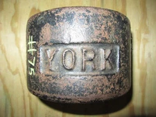 YORK Roundhead Half 75 Pound Blob Grip YORK Side 2nd Generation