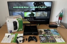 Microsoft Xbox 360 Slim 250GB Console Boxed + 6 Great Games - Free 48 Hour P&P!