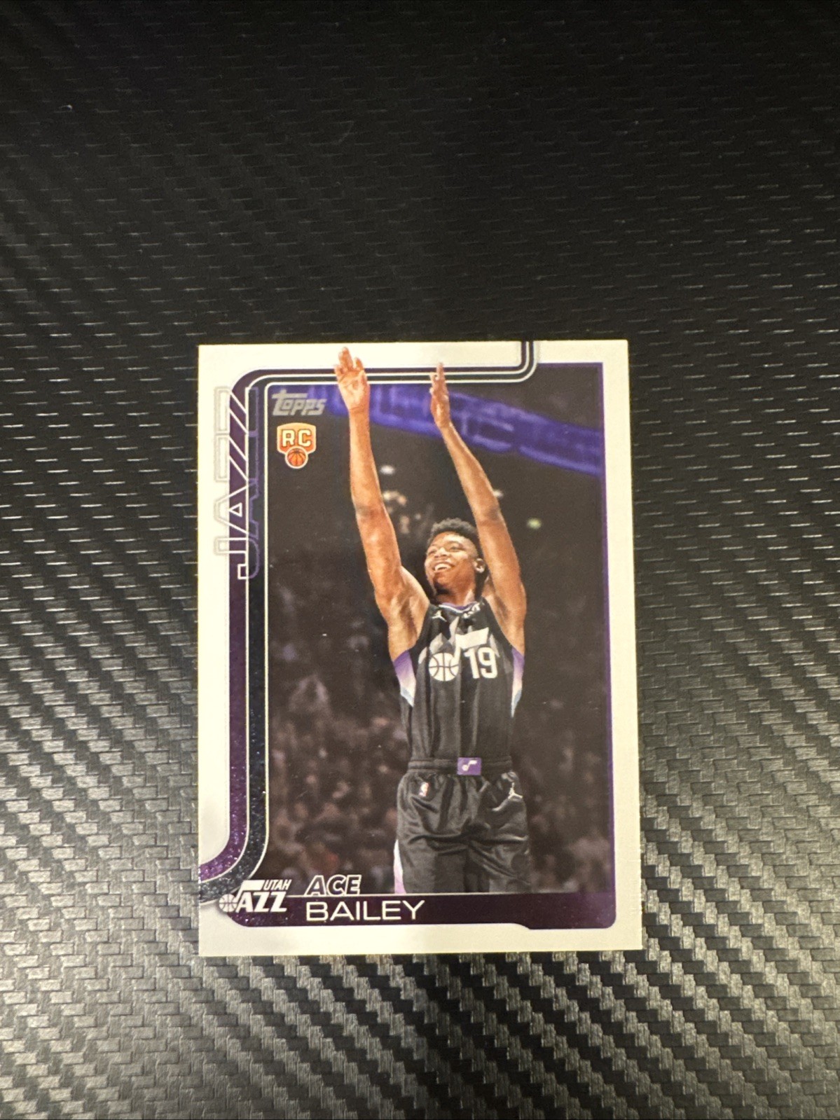 2025 Topps Ace Bailey Rookie RC Utah Jazz Flagship Base #205