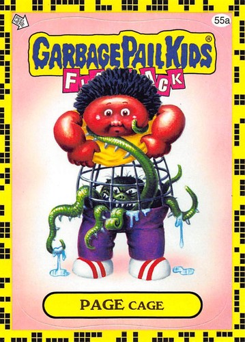 GARBAGE PAIL KIDS 2011 FLASHBACK SERIES 2 PICK-A-CARD YELLOW BASE STICKERS TOPPS - Picture 218 of 321